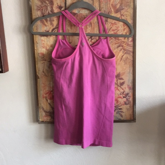 REVOLVE NUX STRETCH BODYCON GYM WORKOUT TANK TOP PINK M - Picture 5 of 9